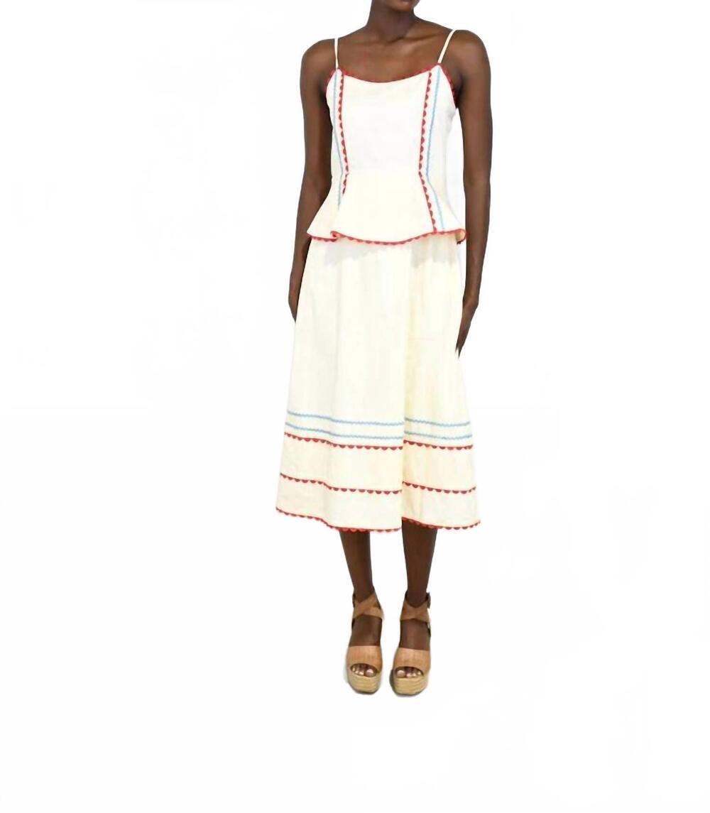 NEW NEVER A WALLFLOWER brittany midi dress in ivory